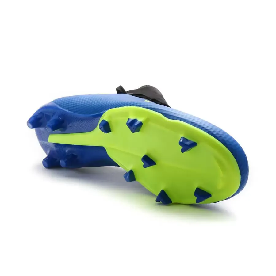 Imagen 3 de 4 de Botines adidas X 18.3 Fg-AZUL/AMARILLO FLUOR/NEGRO