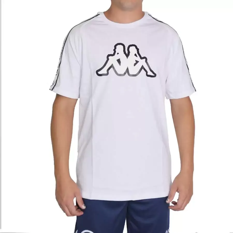 Imagen 0 de 3 de Remera Kappa Logo Tape Avirec 2-BLANCO