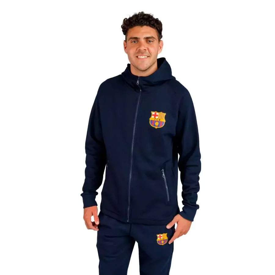 Imagen 0 de 3 de Campera DRB C/Capucha Barcelona-MARINO