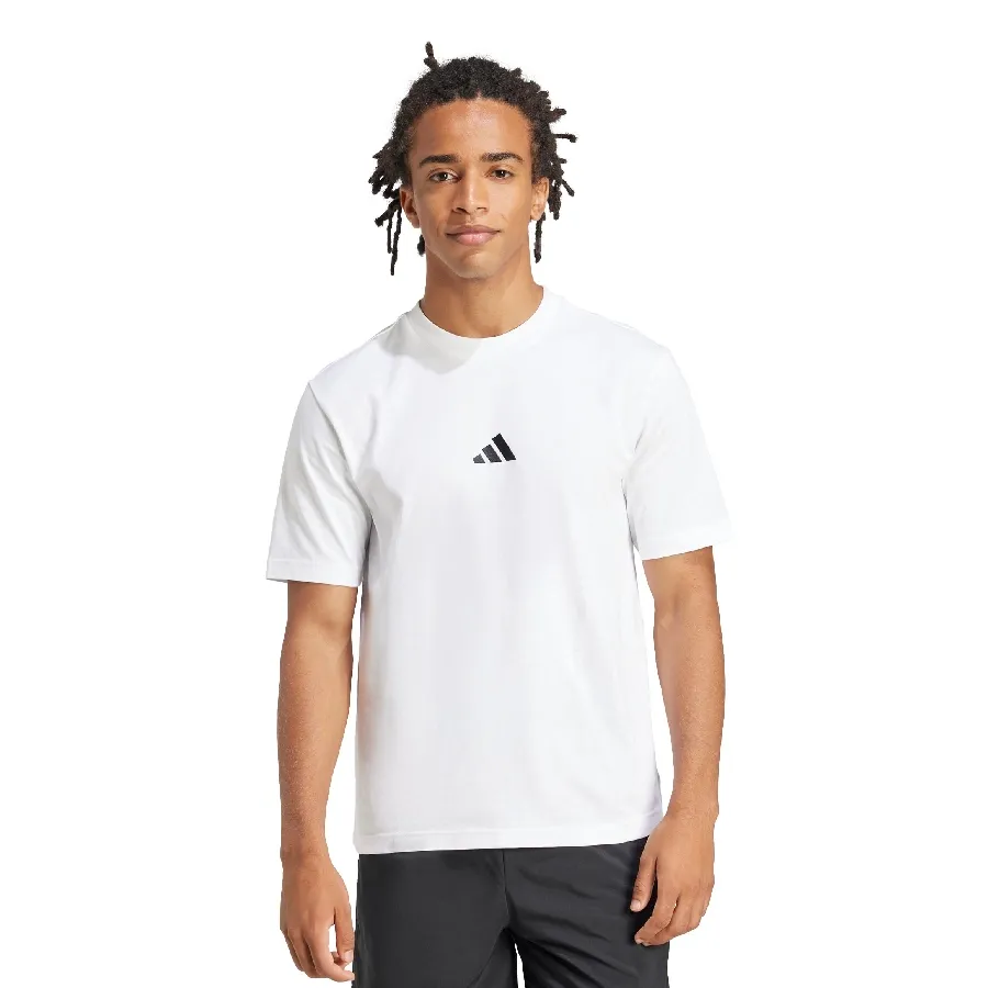 Imagen 0 de 5 de Remera adidas Essentials Small Logo Single-BLANCO