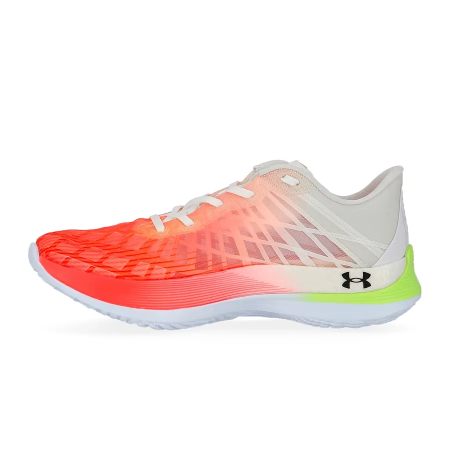 Imagen 1 de 6 de Zapatillas Under Armour Flow Velociti Elite-BLANCO/NARANJA FLUOR