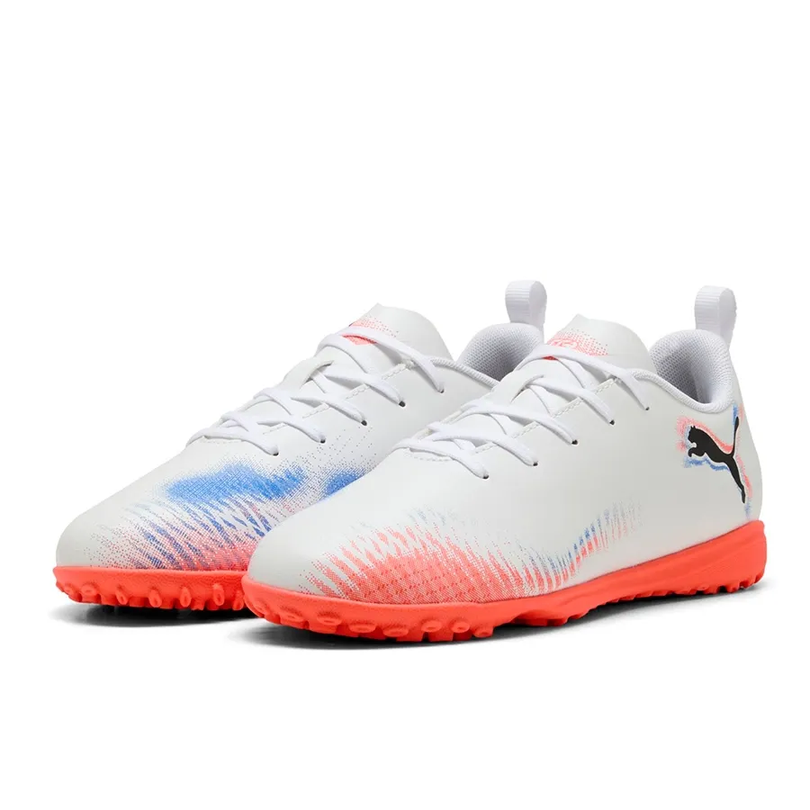 Imagen 1 de 6 de Botines Puma Future 8 play Tf Jr-BLANCO/NARANJA