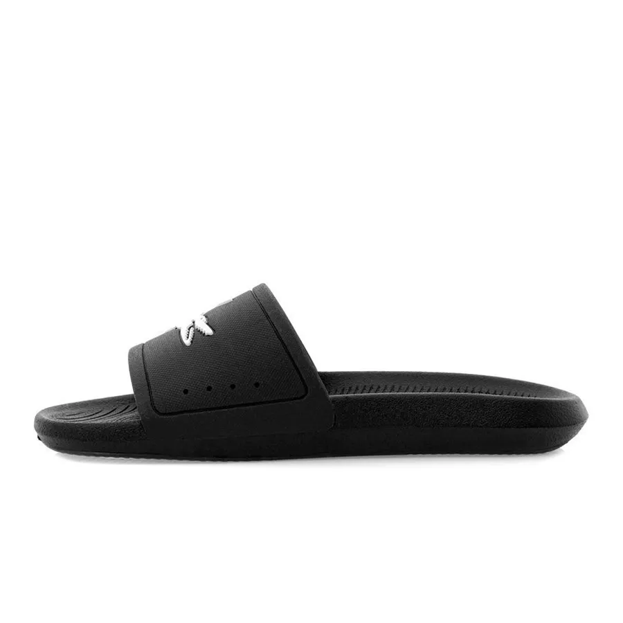 Imagen 2 de 5 de Ojotas Lacoste Croco-NEGRO/BLANCO