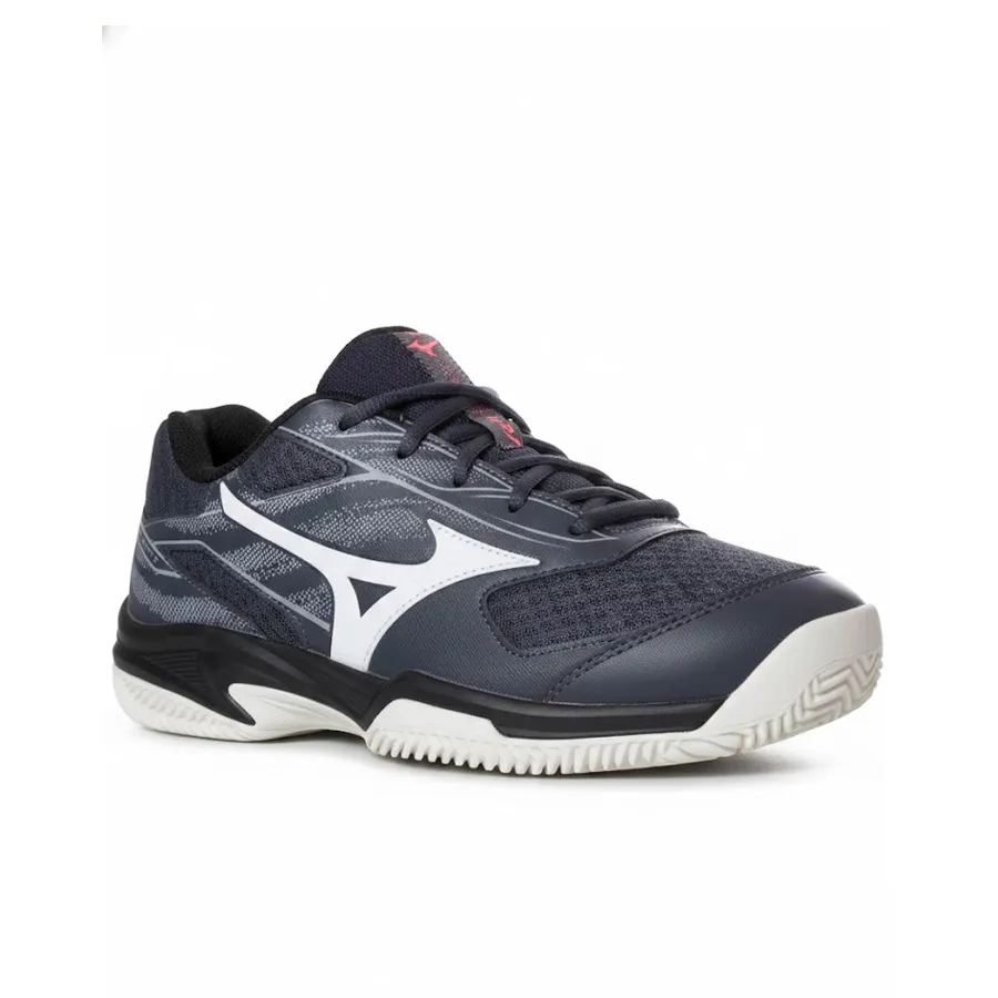 Imagen 1 de 6 de Zapatillas Mizuno Break Short 5cc-NEGRO/BLANCO/GRIS