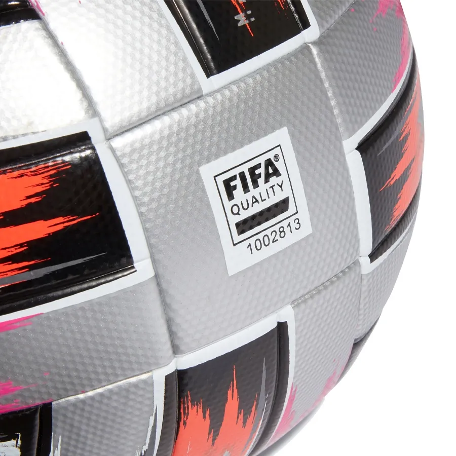 Imagen 1 de 5 de Pelota adidas Uniforia Finale League-PLATA/NEGRO/MULTICOLOR