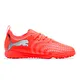 botines-puma-future-9-play-tf-NARANJA FLUOR/PLATA