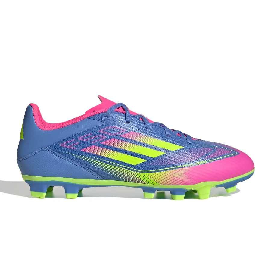 Imagen 0 de 6 de Botines adidas F50 Club Fg-VIOLETA/ROSA FLUOR/AMARILLO FUOR