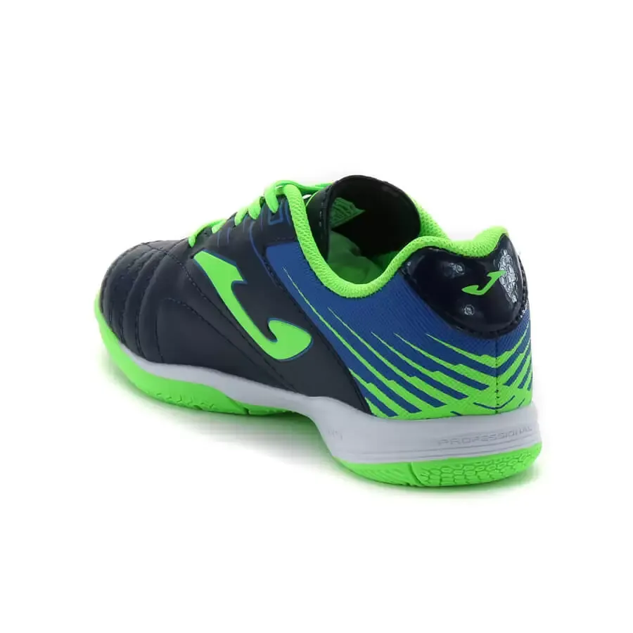 Imagen 3 de 5 de Botines Joma Toledo Jr Id V2-MARINO/VERDE FLUOR