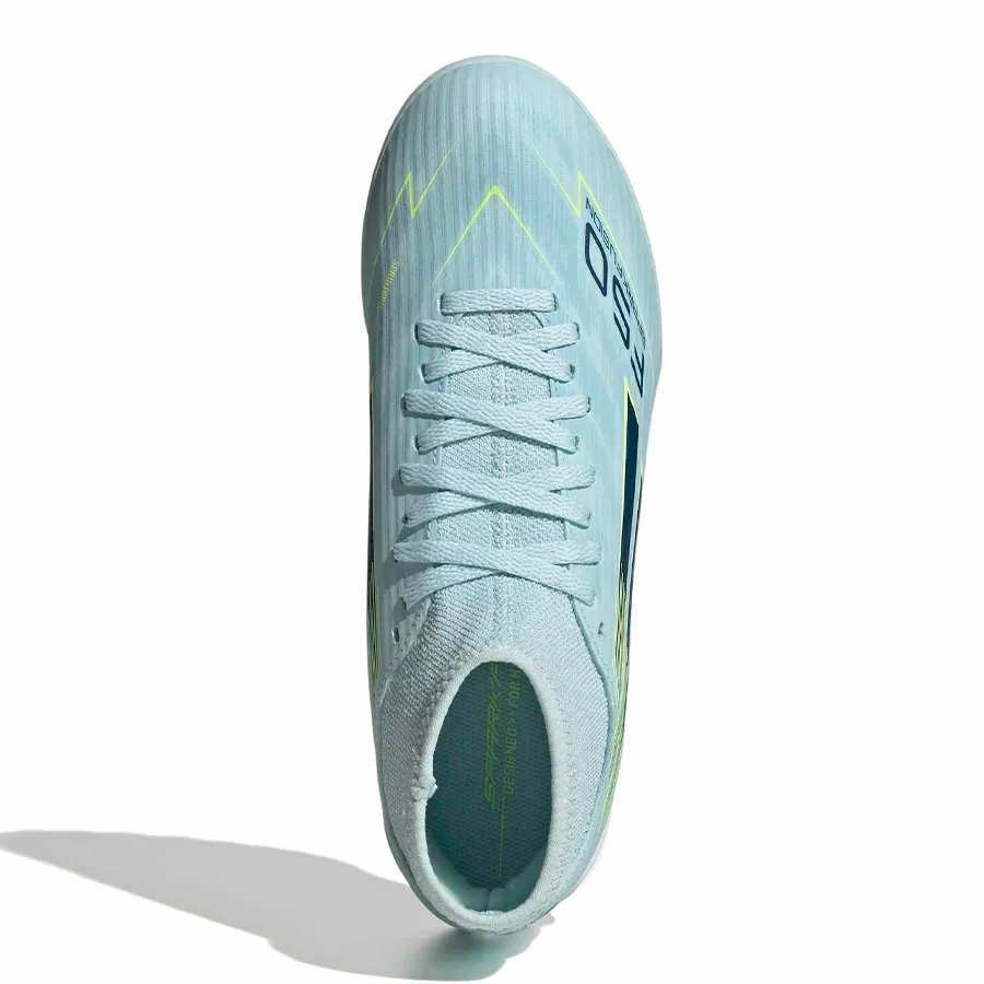 Imagen 3 de 7 de Botines adidas F50 Sparkfusion Club Tf-AERO/MARINO/AMARILLO FLUOR