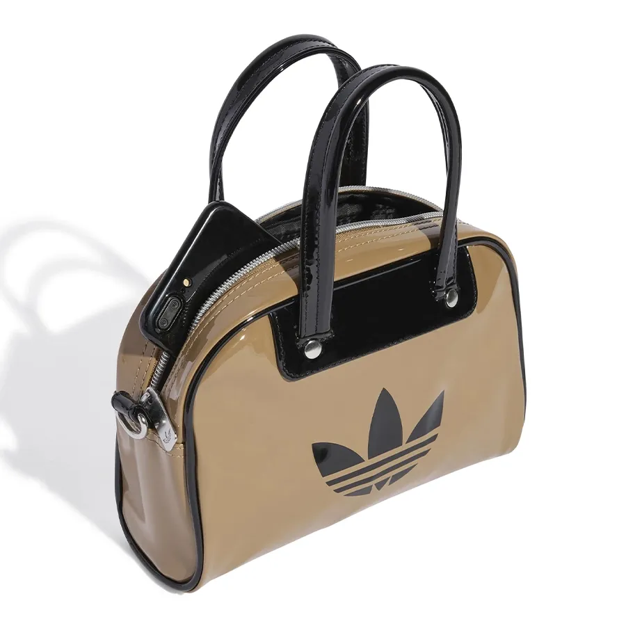 Imagen 2 de 5 de Bolso Adicolor Bb Xs-KAKI/NEGRO