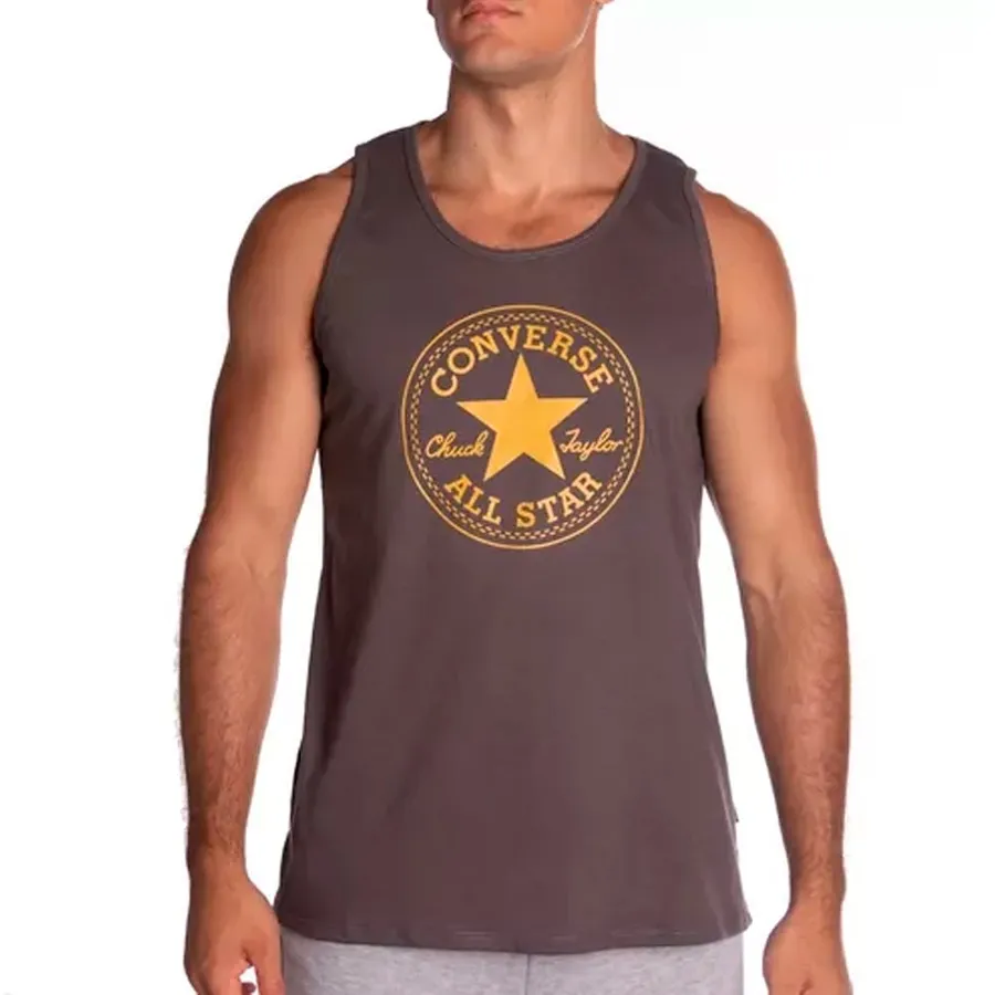 Imagen 0 de 4 de Musculosa Converse Patch-GRIS/AMARILLO