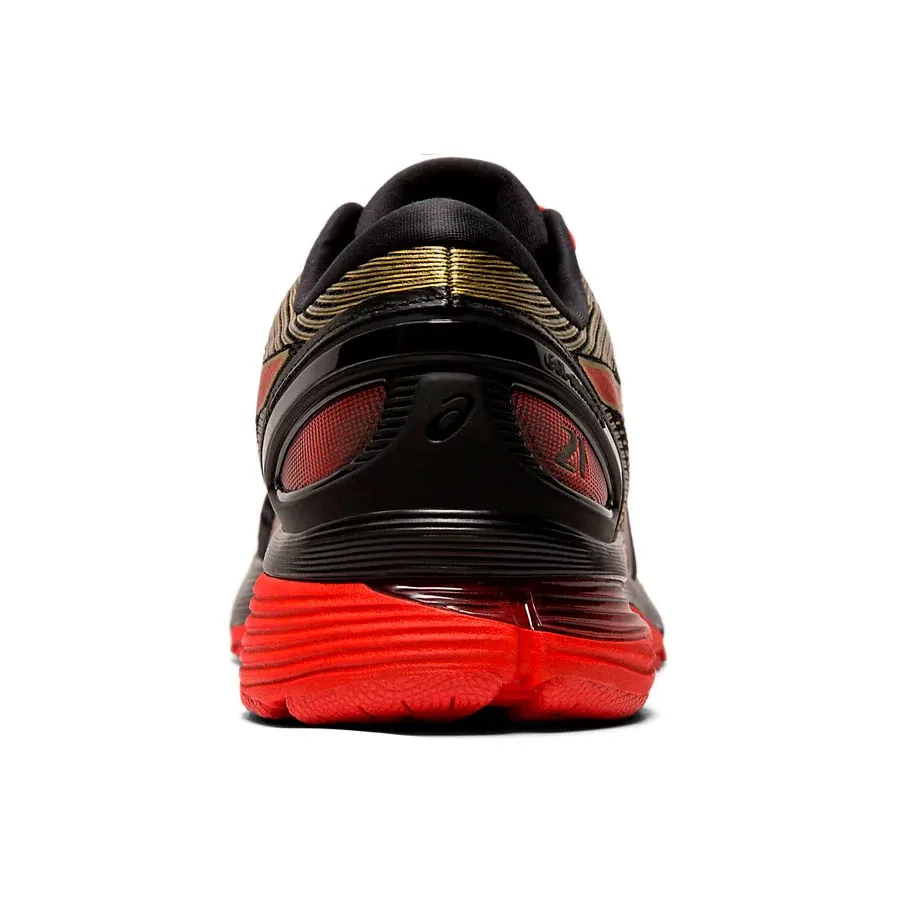 Imagen 2 de 5 de Zapatillas Asics Gel Nimbus 21-NEGRO/DORADO/ROJO