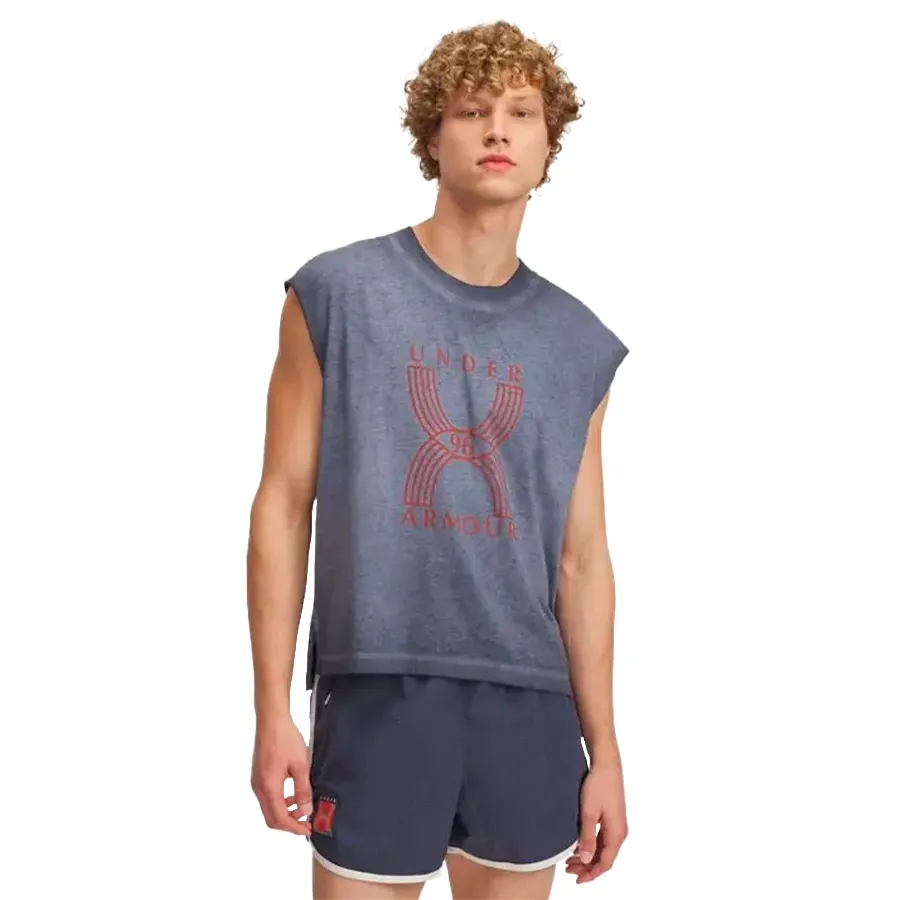 Imagen 0 de 3 de Musculosa Under Armour Run 96-GRIS/ROJO