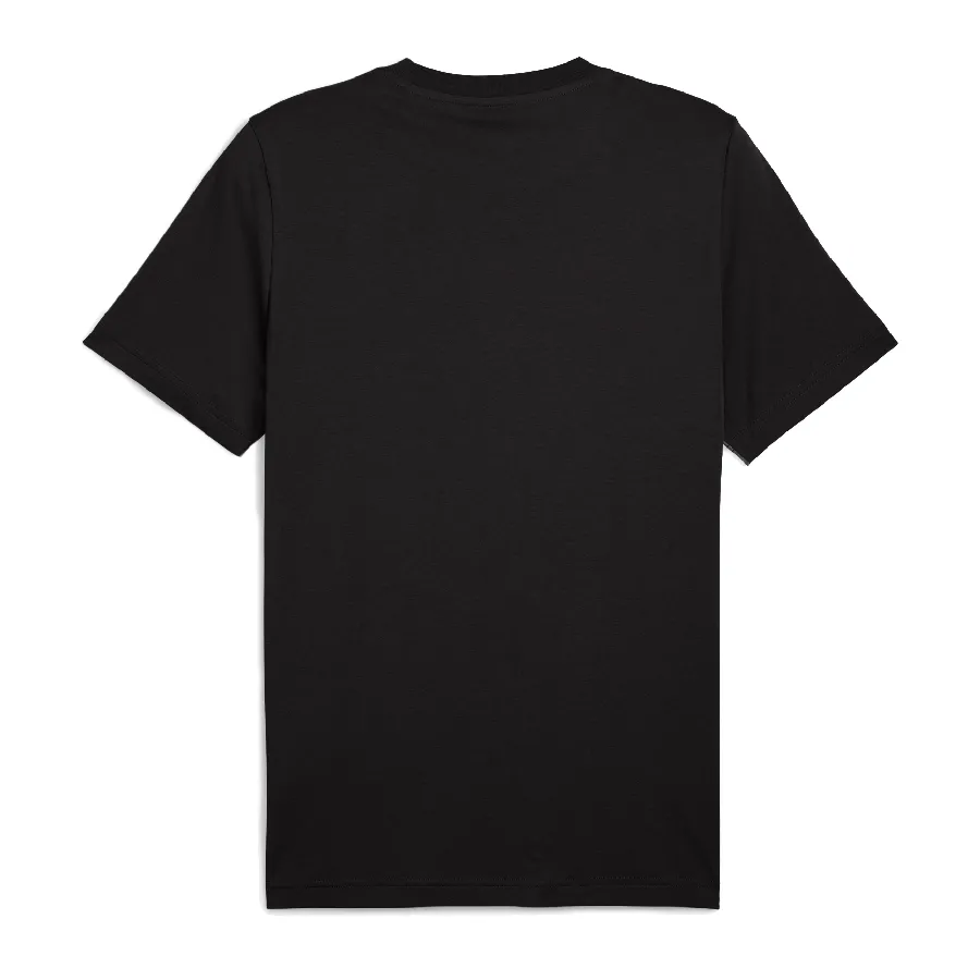 Imagen 3 de 4 de Remera Puma Essentials Block-NEGRO/BLANCO