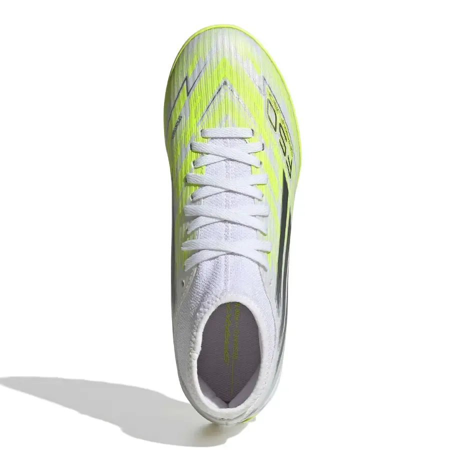 Imagen 3 de 7 de Botines adidas F50 Sparkfusion Club-BLANCO/AMARILLO FLUOR