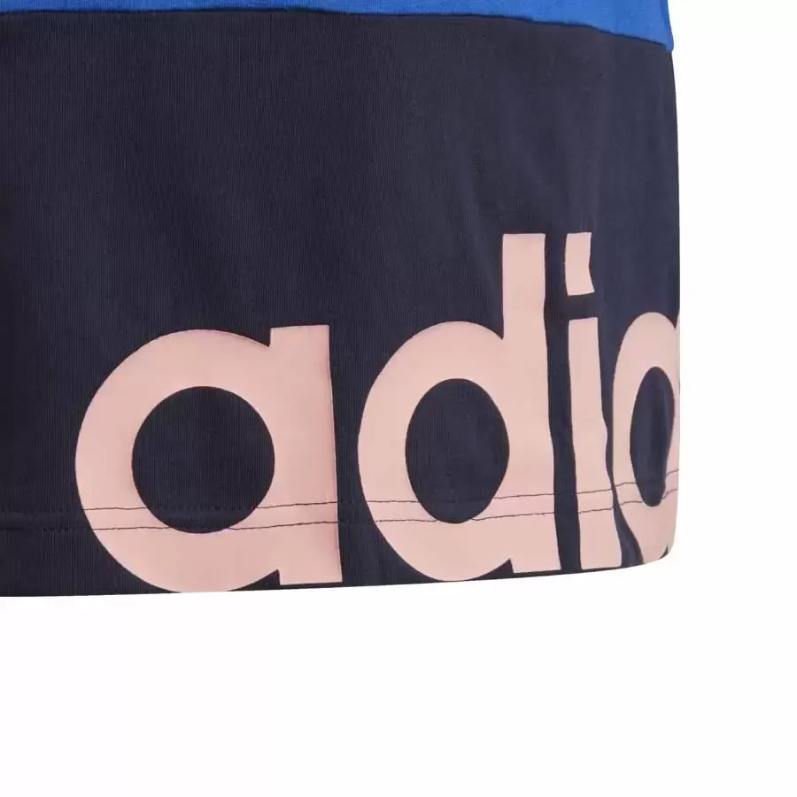 Imagen 2 de 4 de Remera adidas Top Yg Lin Cb T-MARINO/AZUL