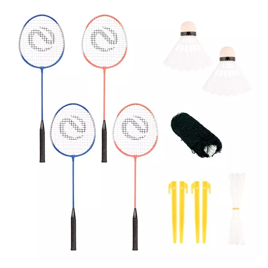 Imagen 2 de 4 de Set Badminton Sixzero 21-AZUL/ROJO