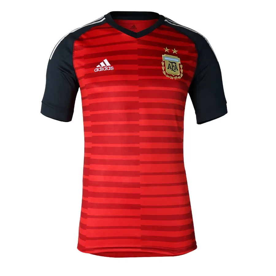 Imagen 0 de 4 de Camiseta adidas Arquero Afa Selección Argentina-ROJO/MARINO