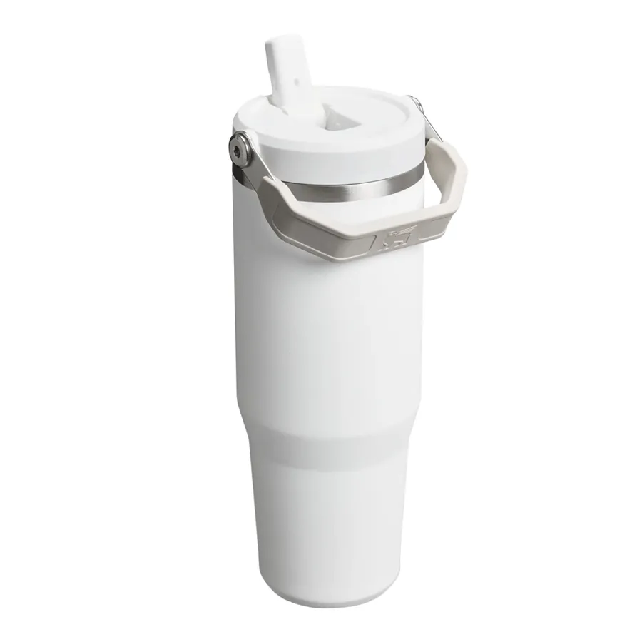 Imagen 1 de 3 de Botella Stanley Flip Straw Tumbler 887ml-BLANCO/GRIS