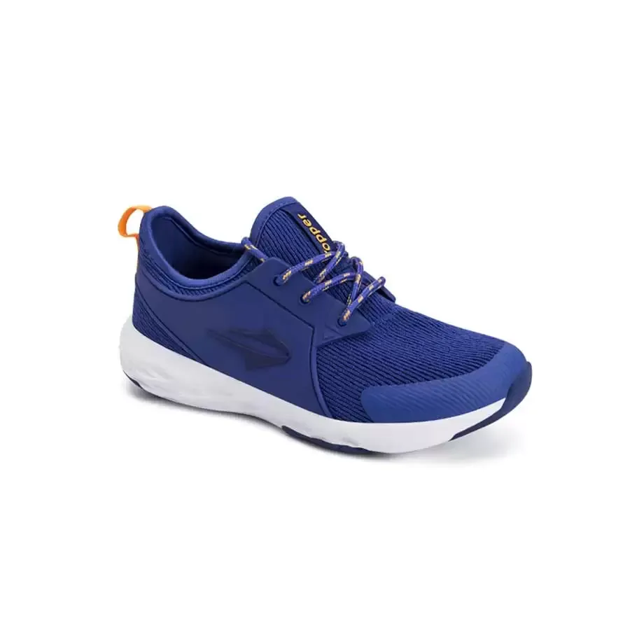 Imagen 3 de 5 de Zapatillas Topper Jump Kids-AZUL/NARANJA