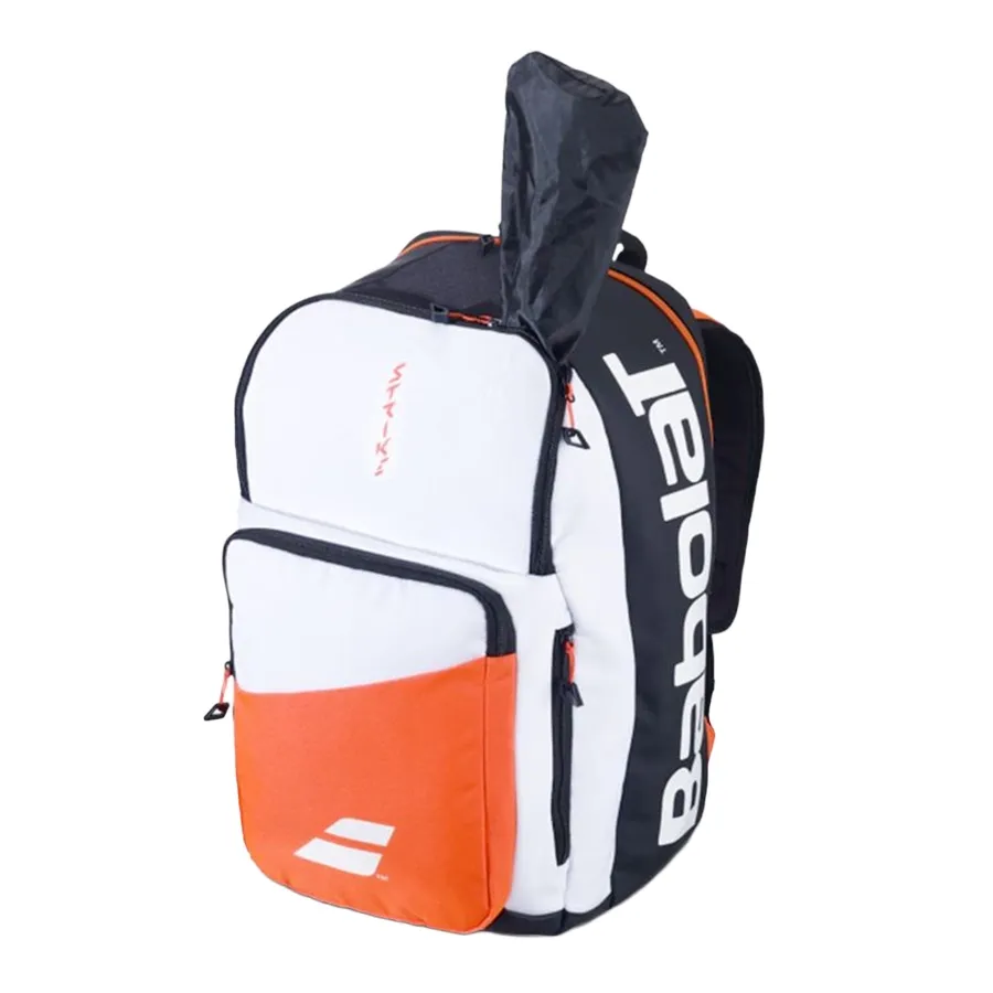 Imagen 1 de 2 de Mochila Babolat Pure Strike 4th Gen-NEGRO/BLANCO/NARANJA