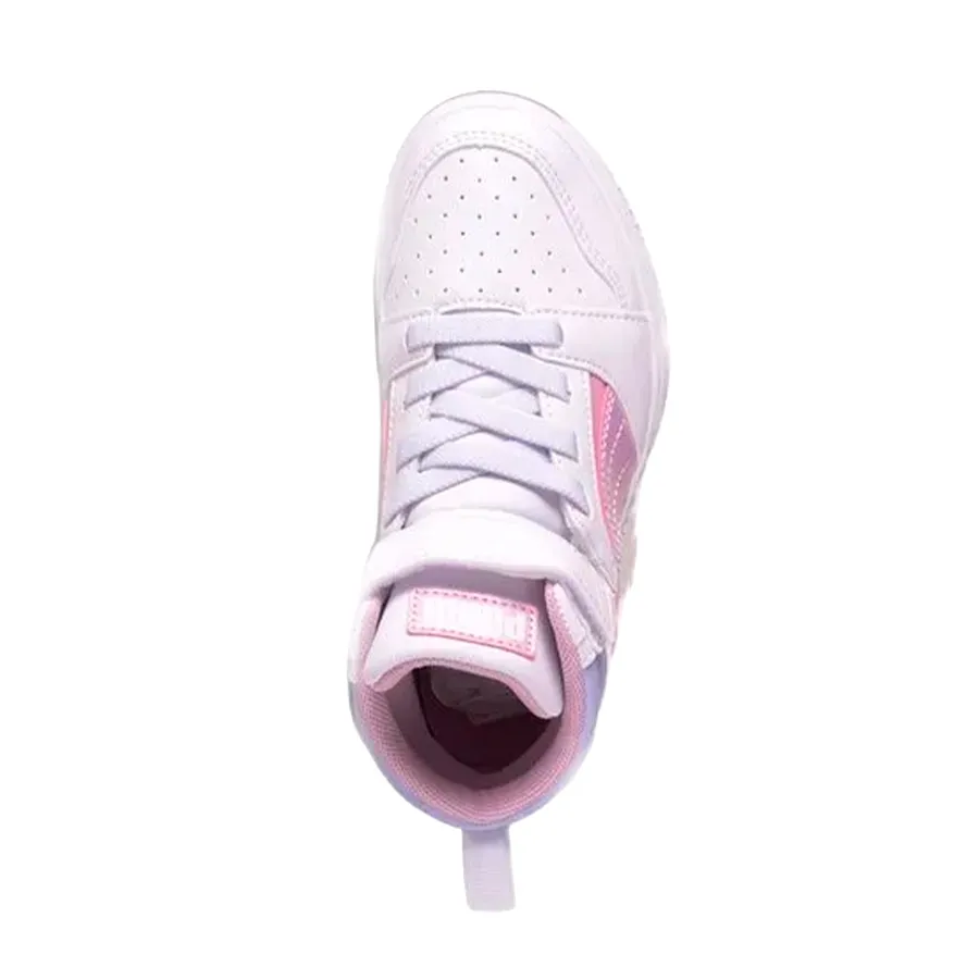 Imagen 2 de 4 de Zapatillas Puma Rebound V6 Mid Blurry Dreams-BLANCO/LILA/ROSA