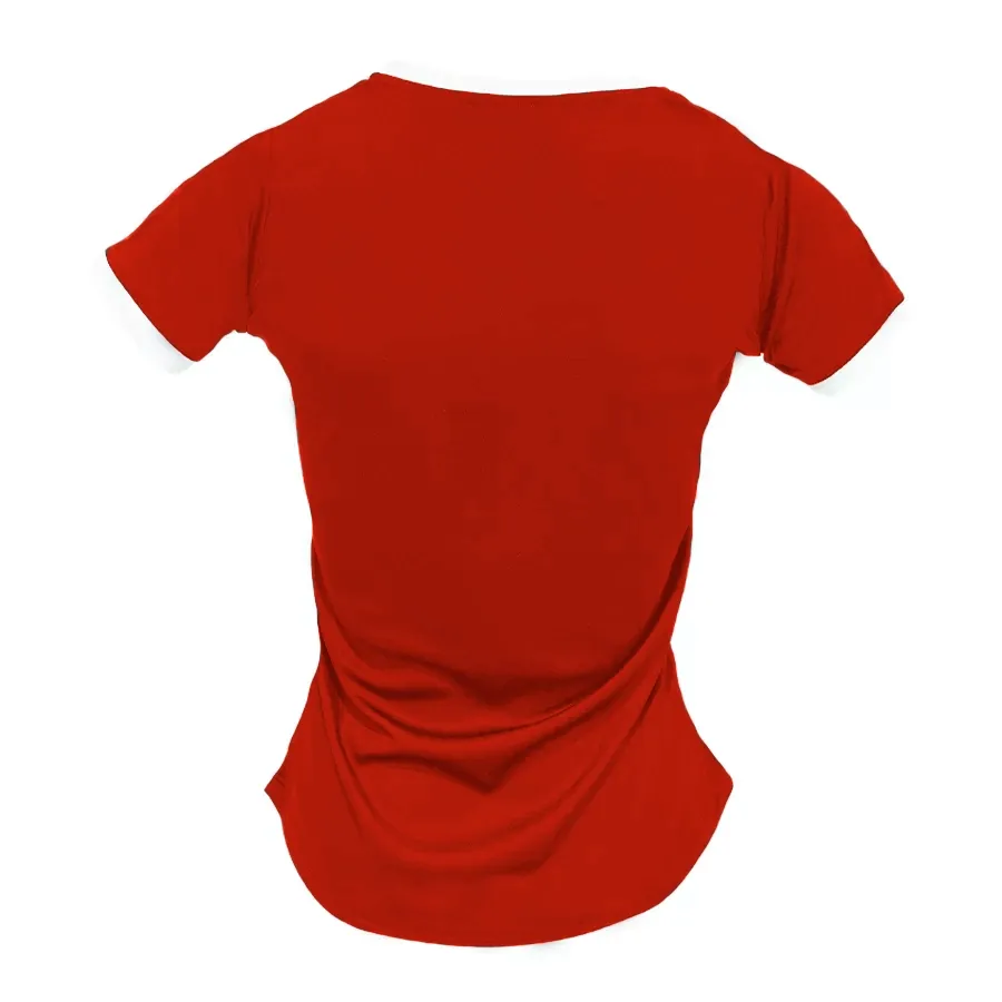 Imagen 1 de 2 de Remera Mitre Atenea Microfibra Acsm 24-ROJO/BLANCO