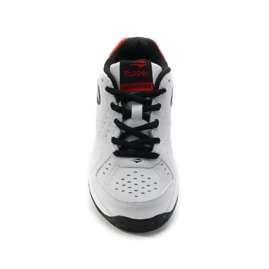 Imagen 1 de 5 de Zapatillas Topper Rookie Kids-BLANCO/NEGRO/ROJO
