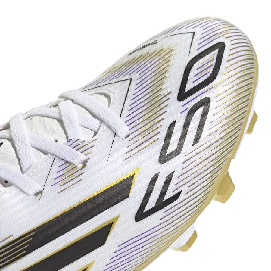 Imagen 5 de 7 de Botines adidas F50 Club Fg-BLANCO/NEGRO/DORADO