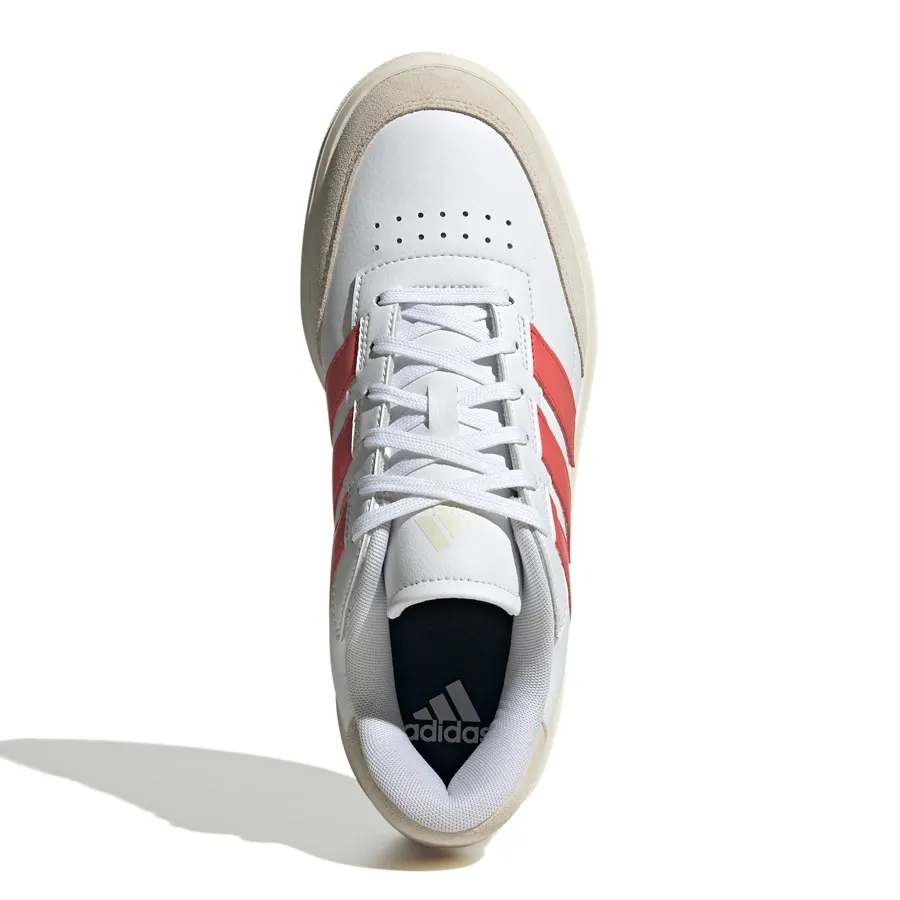 Imagen 3 de 7 de Zapatillas adidas Courtblock-BLANCO/CORAL/BEIGE