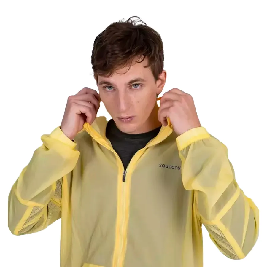 Imagen 1 de 5 de Campera Saucony Elevate Packaway-AMARILLO