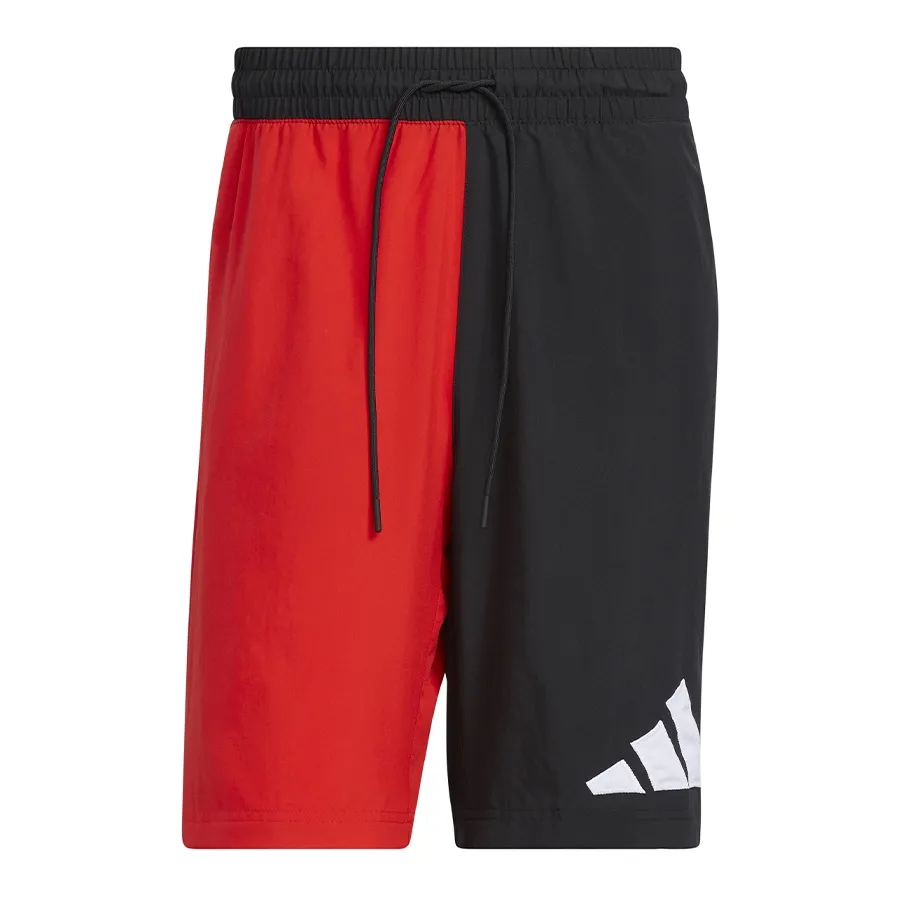 Imagen 2 de 4 de Shorts adidas Basquet-NEGRO/ROJO