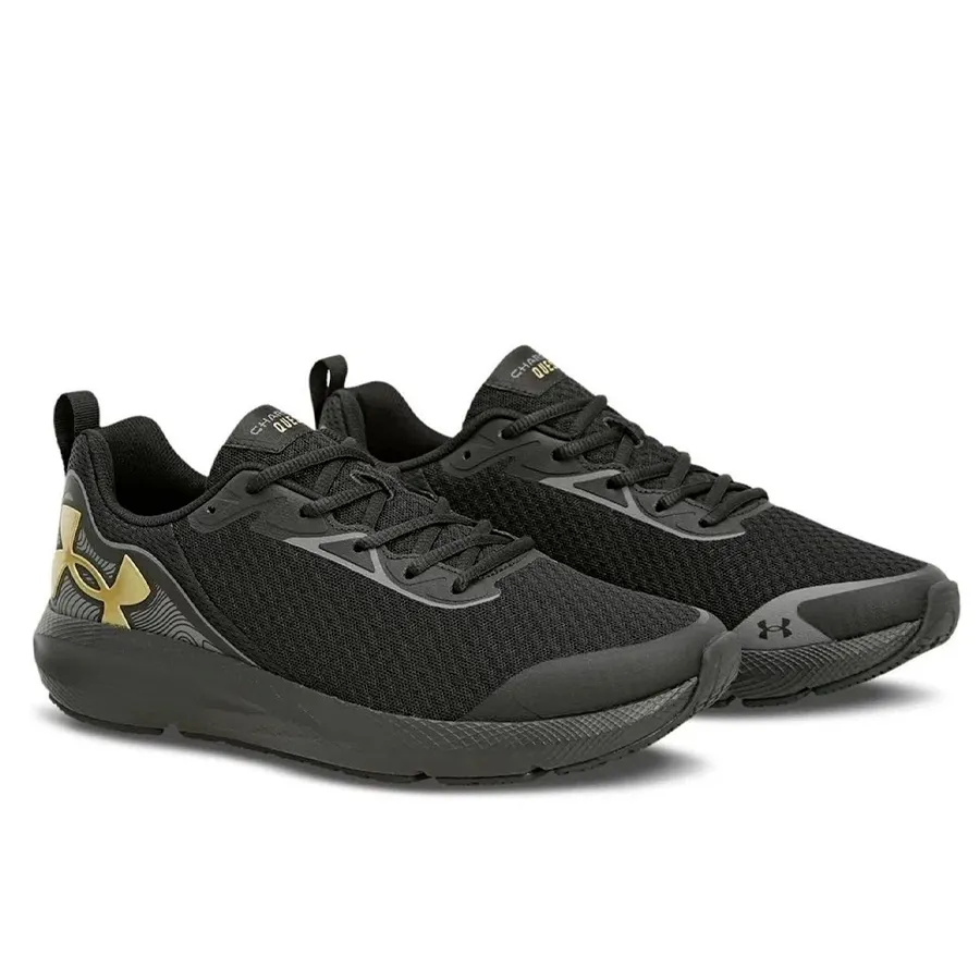 Imagen 1 de 5 de Zapatillas Under Armour Charged Quest Bl Lam-NEGRO/DORADO