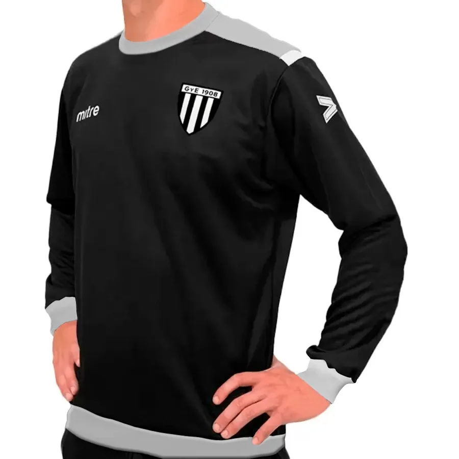 Imagen 1 de 2 de Buzo Mitre Cóndor Gimnasia y Esgrima 23-NEGRO/GRIS