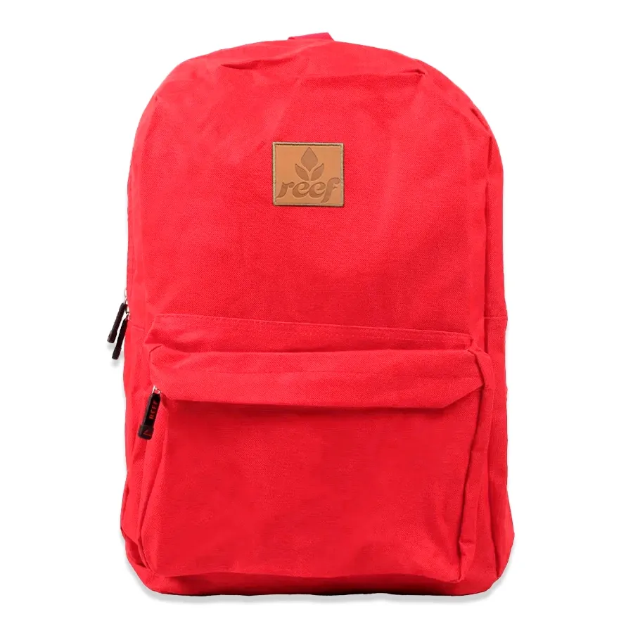 Imagen 0 de 3 de Mochila Reef Logo Ecocuero 17-ROJO