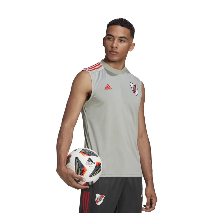 Imagen 0 de 7 de Musculosa adidas de Entrenamiento River Plate-GRIS/BLANCO/ROJO