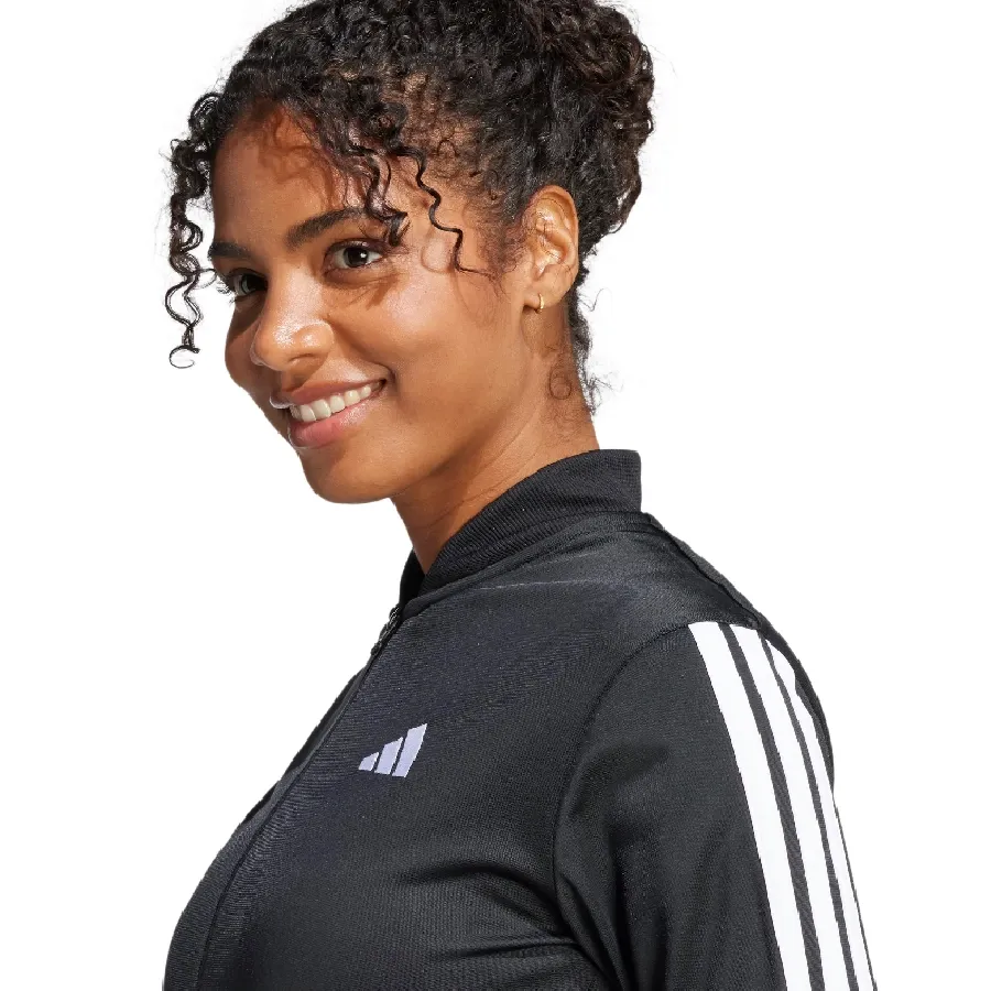 Imagen 4 de 5 de Conjunto adidas Essentials 3 Sripes-NEGRO/BLANCO