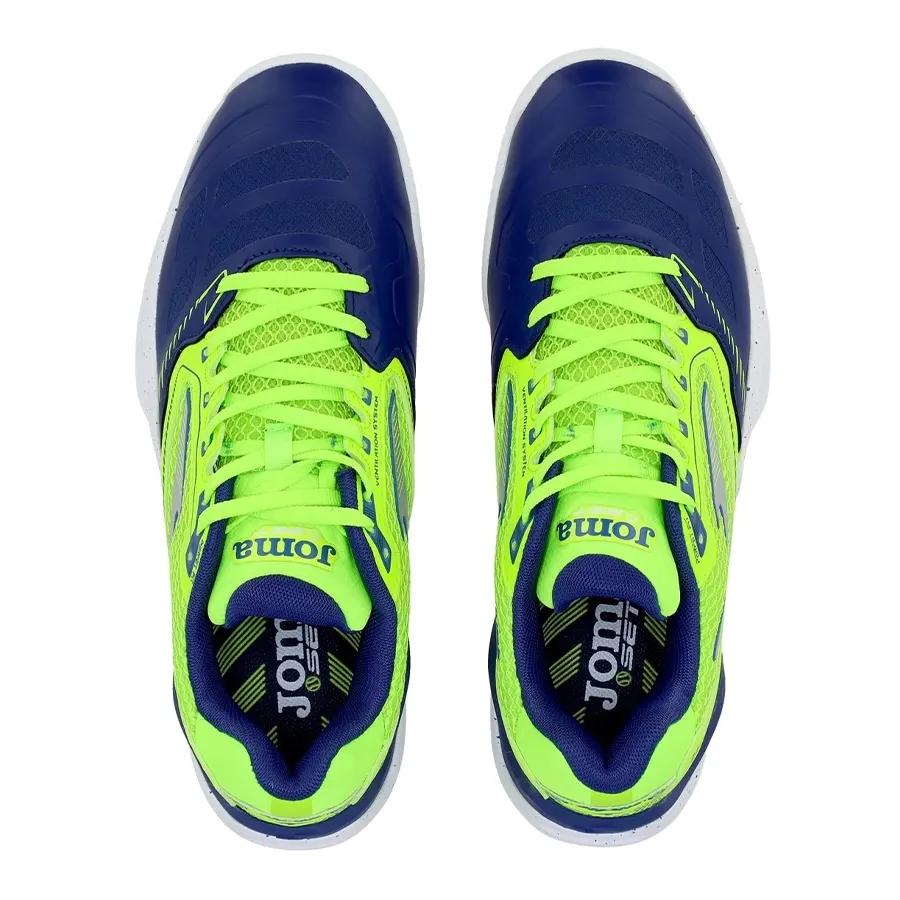 Imagen 3 de 6 de Zapatillas Joma Tenis Set 2403-VERDE FLUOR/MARINO