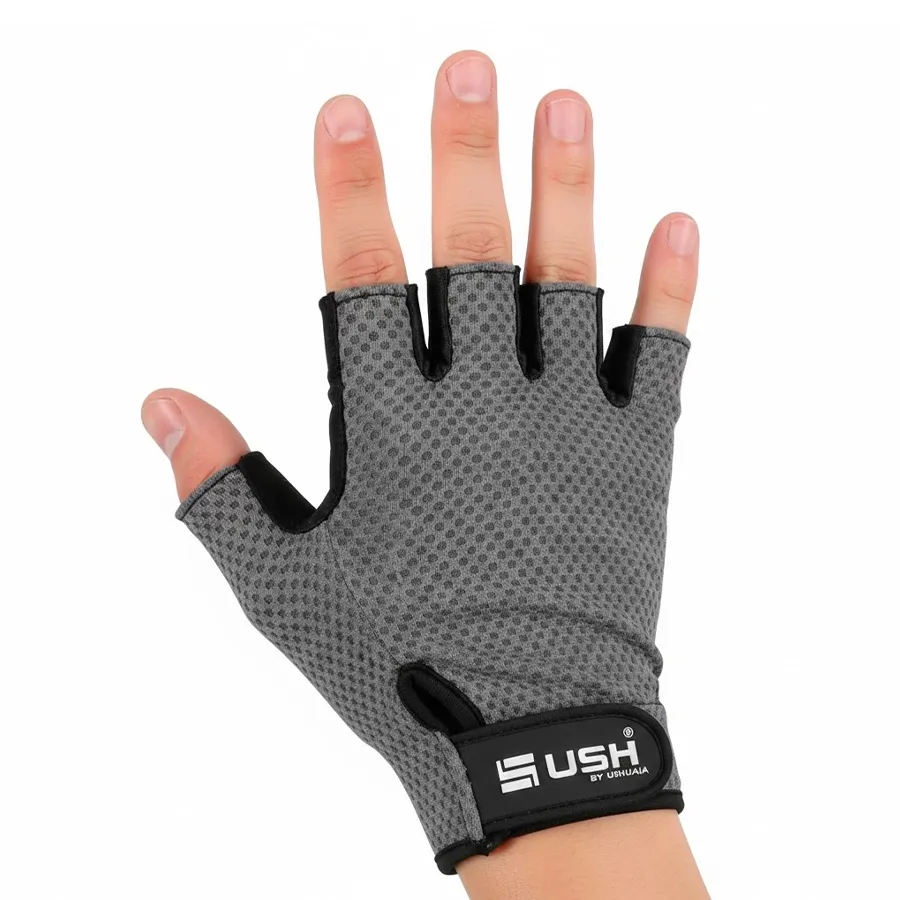 Imagen 1 de 2 de Guantes Ushuaia Pesas-NEGRO