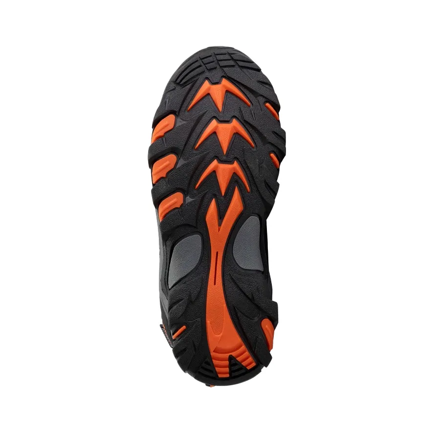 Imagen 4 de 5 de Zapatillas Hi-tec Jr Blackout Mid Jr Wp-MARINO/NEGRO/AMARILLO