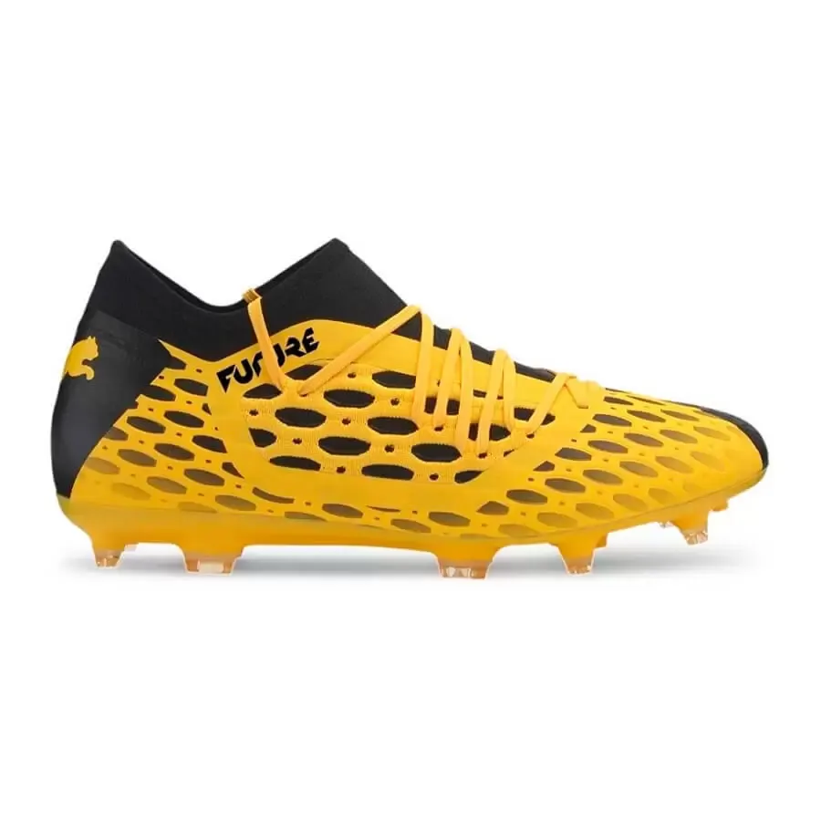 Imagen 3 de 5 de Botines Puma Future 5.3 Netfit Fg/Ag Abdp-AMARILLO/NEGRO