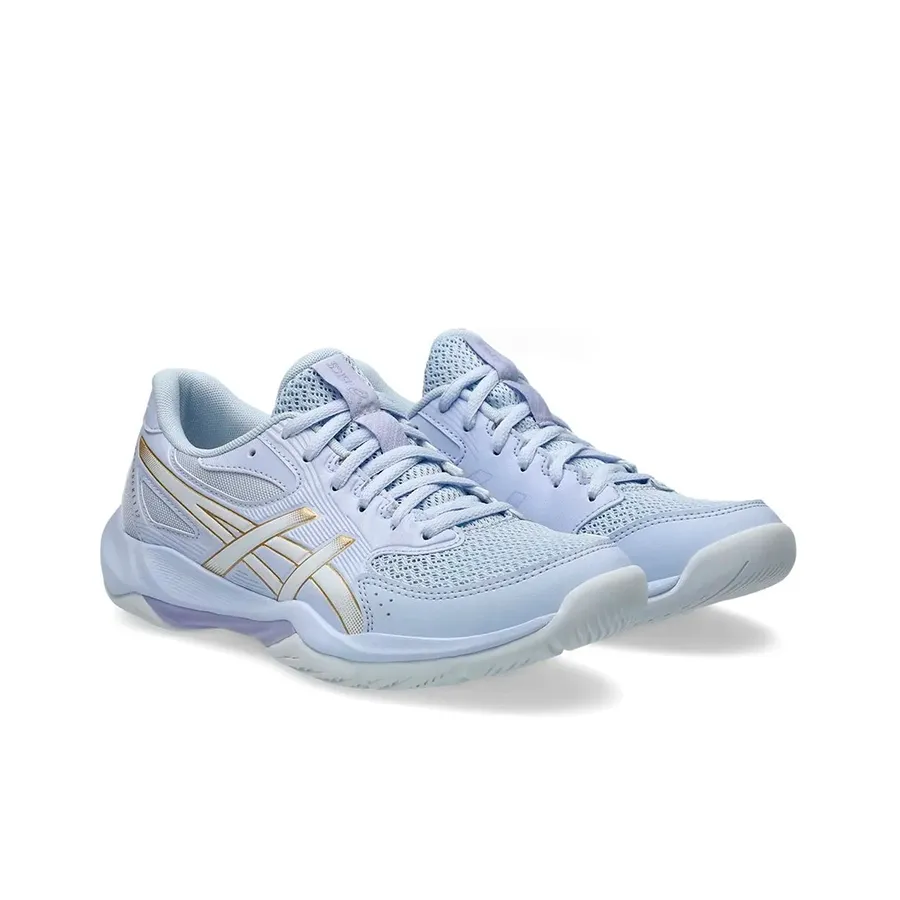Imagen 1 de 6 de Zapatillas Asics Gel Rocket 12-CELESTE/BLANCO/DORADO