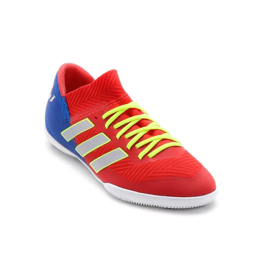 Imagen 0 de 5 de Botines adidas Nemeziz Messi 18.3 Id-AZUL/ROJO/AMARILLO FLUOR