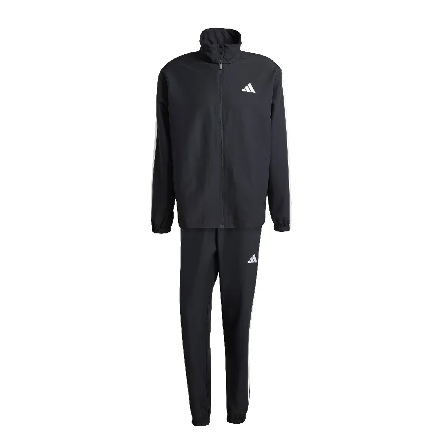 Imagen 1 de 7 de Conjunto adidas Sportswear Basic 3 Stripes-NEGRO/BLANCO