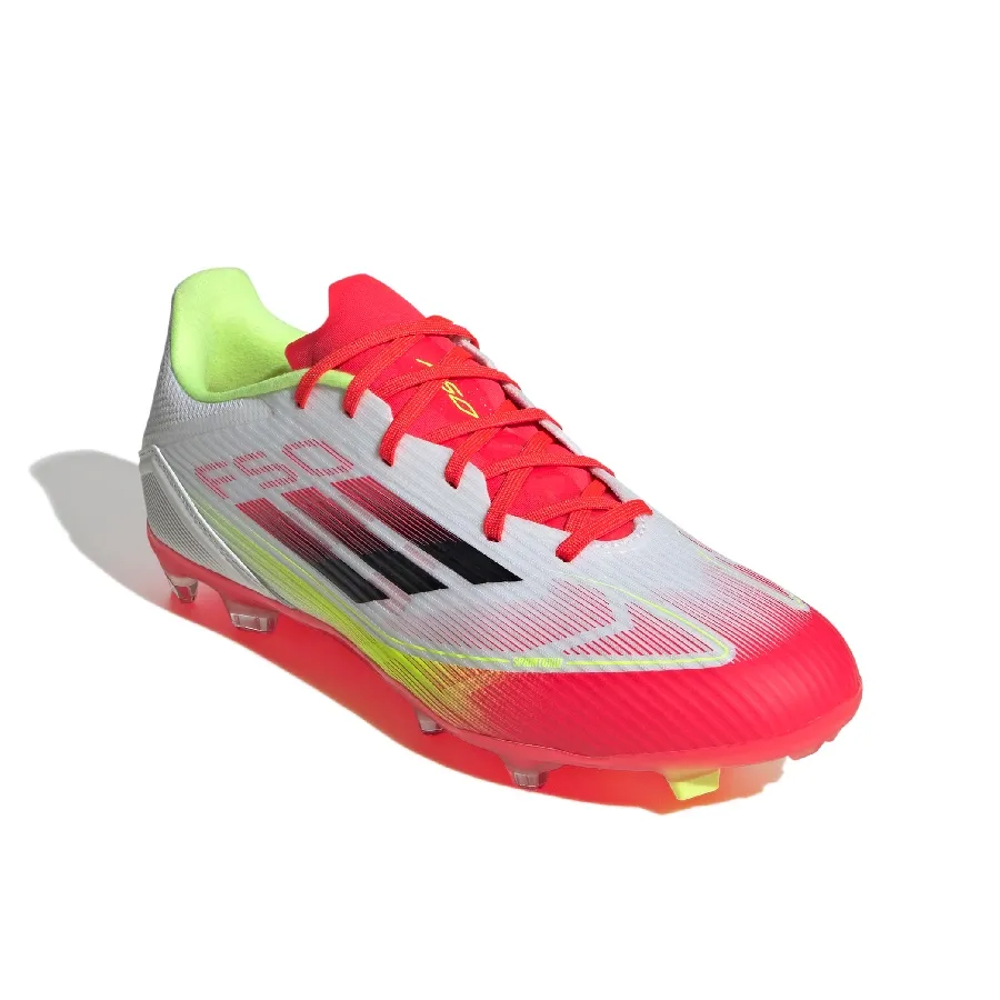 Imagen 1 de 7 de Botines adidas F50 League Fg-BLANCO/AMARILLO FLUOR/ROJO