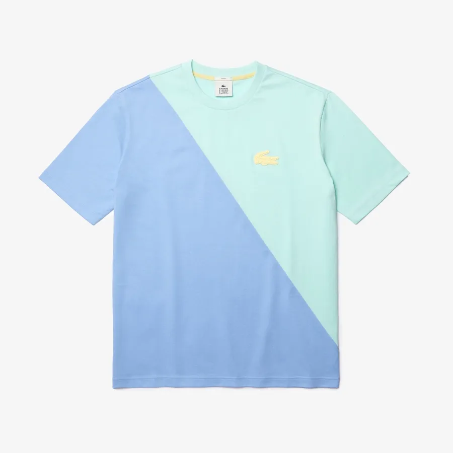 Imagen 4 de 5 de Remera Lacoste Live And Cols Roules-VERDE AGUA/TURQUESA