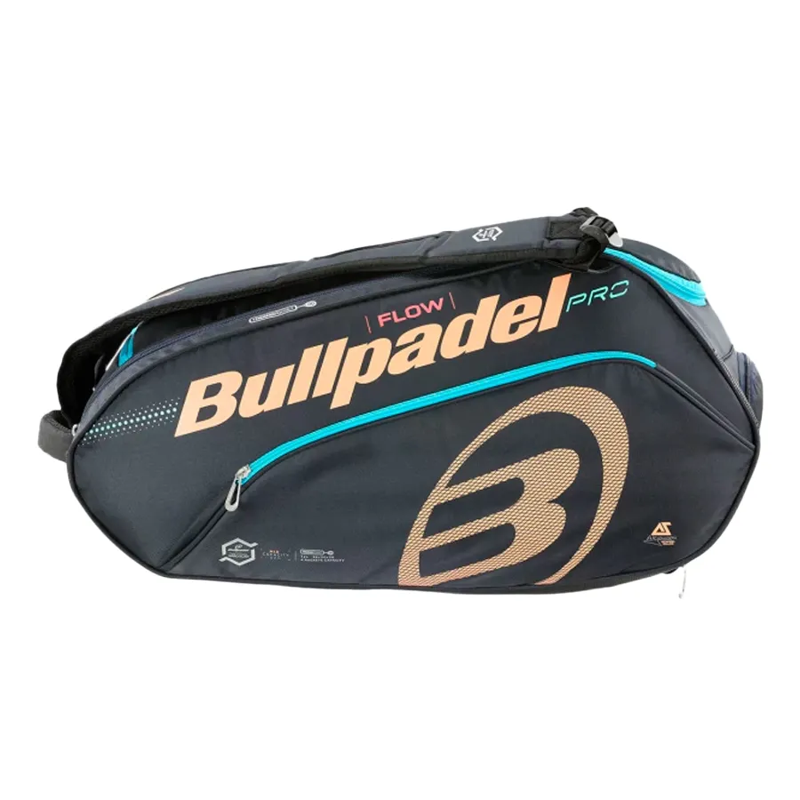 Imagen 1 de 3 de Paletero Bullpadel Flow-NEGRO/SALMON