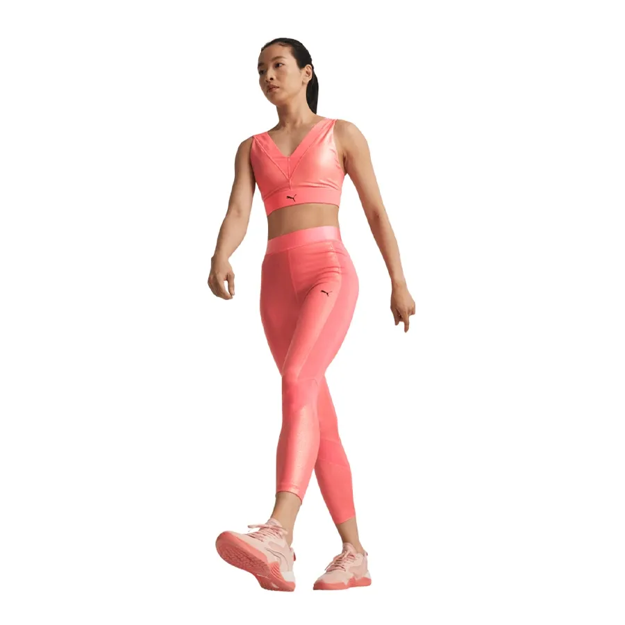 Imagen 2 de 5 de Calza Puma Elektro High Waist 7/8-BLANCO/BORDO