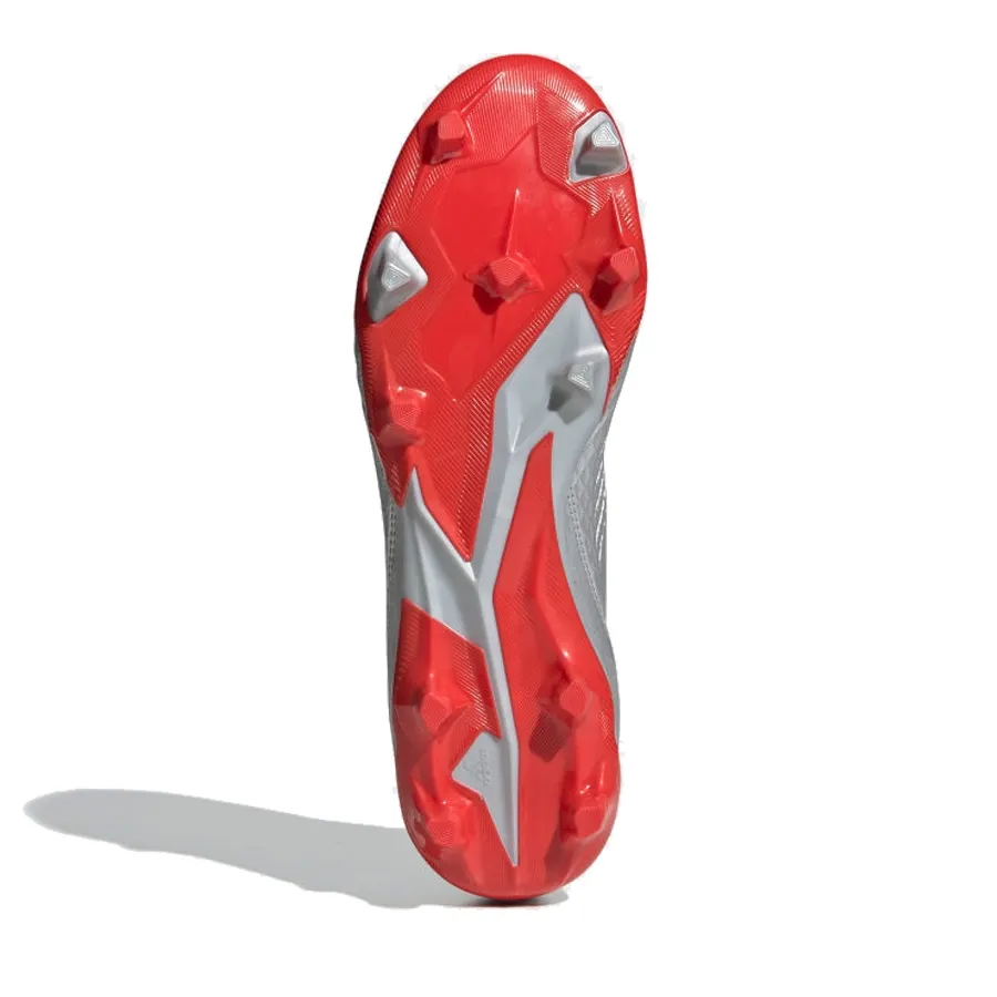 Imagen 2 de 6 de Botines adidas Predator 19.3 FG-PLATA/NEGRO/ROJO