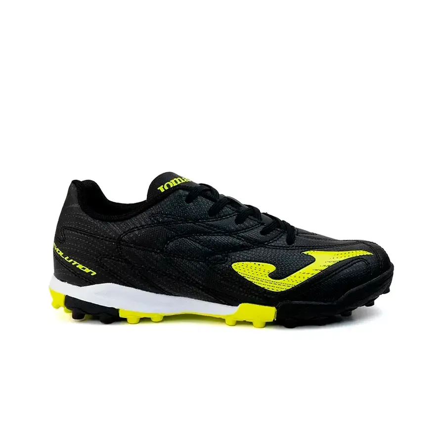 Imagen 0 de 4 de Botines Joma Evolution Tf-NEGRO/AMARILLO FLUOR